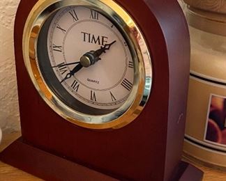 Time Small Mantel Clock