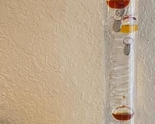 Galileo Temperature Gauge, Candle Stand