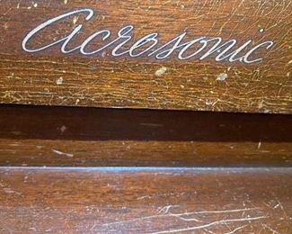 Acrosonic Console Spinet Product of Baldwin SN 365458 