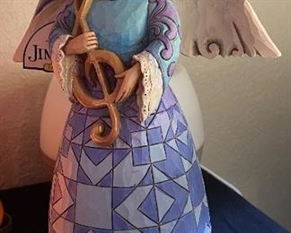 Jim Shore Angel with Treble Clef 