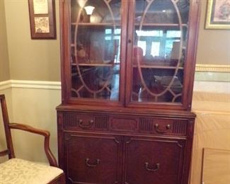 vintage china hutch