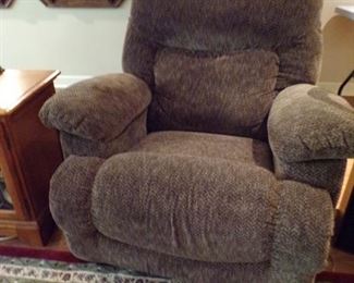 pair of these nice fabric recliners