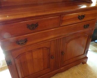 base of curio cabinet