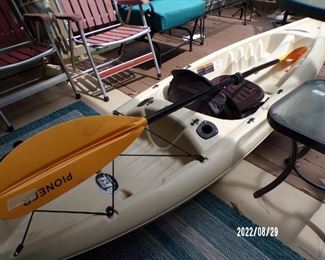 kayak & paddle