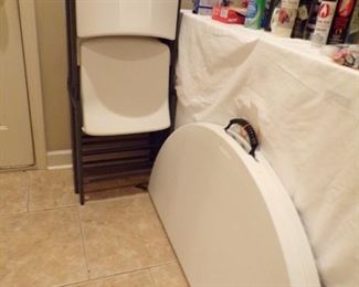 table & 4 chairs, nice