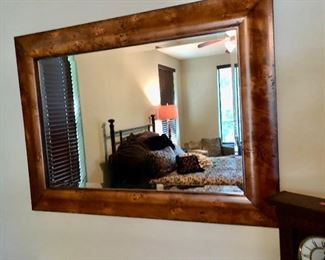 Wooden mirror