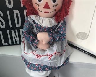 Large Raggedy Ann doll