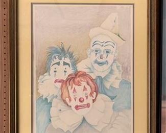 Lot 006
Bartlett Signed Artist Proof of Clowns
