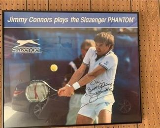 Lot 008
Jimmy Connors Autographed Poster