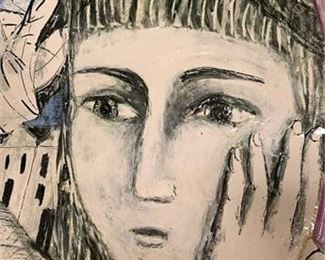 Lot 055
Sara Robertson "Dream of Flying" Pottery Plate