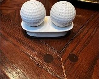 Lot 177
Golf Ball Salt & Pepper Shakers