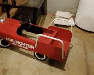 Vintage Toy Fire Car