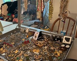 Tons of costume jewelry