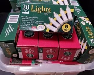mini light sets, 20 light strands