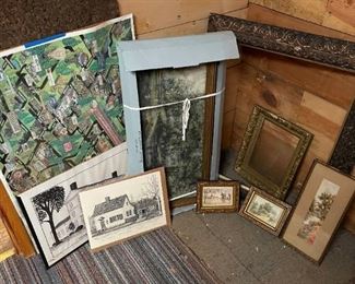 Beautiful Vintage Frames, Prints, and Paintings