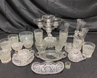 Cut Glassware Mystery Lot