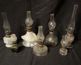 Mini Glass Oil Lamps
