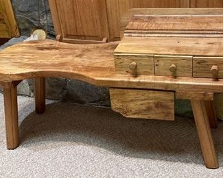 Possibly Pecan Work Table