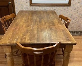 Sturdy Table with Chairs
