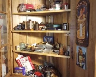 Vintage Lighters, Cigarette Cases, and Collectible Nick Nacks