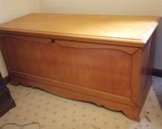 Wooden Chest with Fabric and More