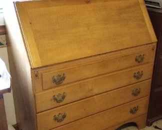Wooden Dresser with Door and Compartments