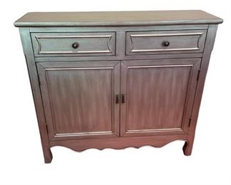 $150 - Narrow Gray Buffet Sideboard SK121-26                    Description: Perfect for the small space but adds a lot of storage!
Condition: Excellent
Dimensions:  40 x 11 x 36"H
CONTACT US FOR MORE PICTURES. www.GoodbyHello.com                                                         info@GoodbyHello.com                    Local pickup only only Leesburg, VA,  Contact us for shipper suggestions.