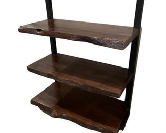 $200 -Rustic Natural Shelf Wood Bookcase SK121-28      Description:  Rustic and rich.  This piece will fit beautifully in a corner and add interest and useful space.
Condition: Excellent
Dimensions: 36 x 16.5 x 46.5 H

CONTACT US FOR MORE PICTURES. www.GoodbyHello.com                                                         info@GoodbyHello.com                 Local pick up Leesburg, VA.  Contact us for shipper suggestions.