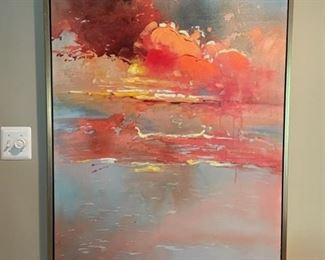 $100 - Art 35 x 47 SK121-22                                                              Condition: Excellent
Dimensions:  35 x 47 in
CONTACT US FOR MORE PICTURES. www.GoodbyHello.com                                                         info@GoodbyHello.com                   Local pickup only only Leesburg, VA,  Contact us for shipper suggestions.