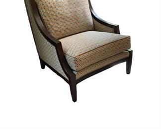 $450 - Vanguard Michael Weiss Wellington Chair SK121-12                                                                                                           Description: This fine quality chair features standard wood base, feather lux standard fill. This simple upholstered chair is the perfect accent to your living room space. Chair is wonderfully versatile and matches well with many living room settings.
Condition: Excellent
Dimensions: 32 x 36 x 35" H
CONTACT US FOR MORE PICTURES. www.GoodbyHello.com                                                         info@GoodbyHello.com                    Local pickup only only Leesburg, VA,  Contact us for shipper suggestions.