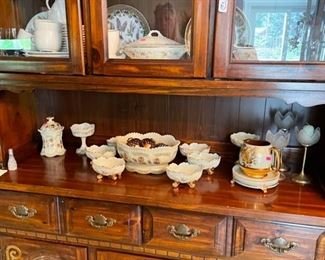 China cabinet and Northwoods glass
