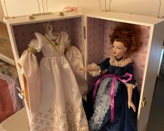 Gene doll w/ trunk. We will have several Gene dolls