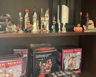 Lots of Halloween decor