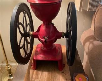 Antique coffee grinder
