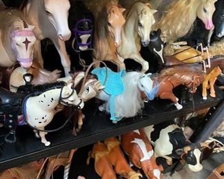 Horses and cows. Some Breyer