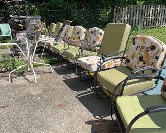 Woodard black patio furniture