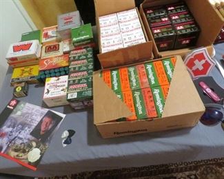 Table full of ammunition...more being dug out!