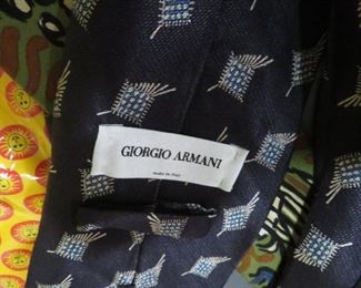 Lots of vintage Giorgio Armani neck ties