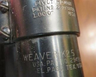 Winchester and Czech rifles outfitted with scopes