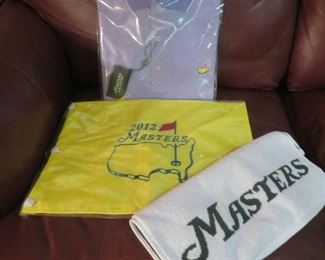 A very small sampling of the golf memorabilia from The Masters at Augusta