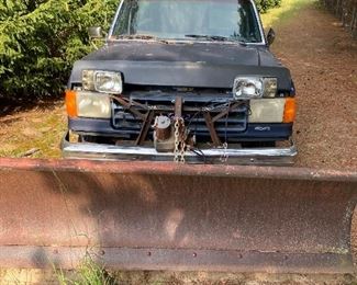 Ford F250 with plow