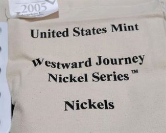 Uncirculated 2005 Jefferson Nickel Mint Bags