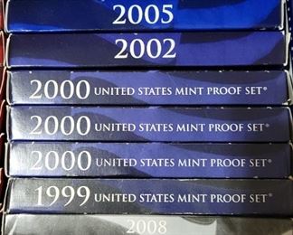 Silver Proof Sets and Proof Sets