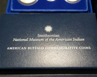 American Buffalo Commemorative Silver Dollar Set