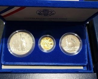 US Gold & Silver Coins Liberty Set