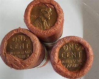 Uncirculated Wheat Penny Rolls