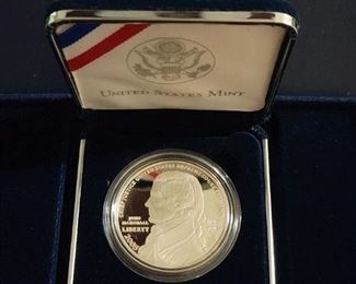 Chief Justice John Marshall Commemorative Silver Dollar