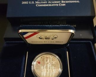 US Military Acadamy Commemorative Silver Dollar