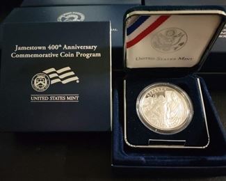 Jamestown Commemorative Silver Dollar