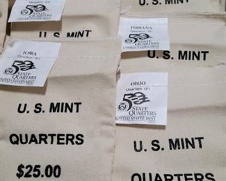 US State Quarter Mint Bags States in multiples!!
